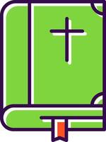 bibel fylld design ikon vektor