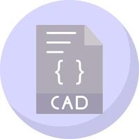 cad eben Blase Symbol vektor