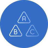 ABC eben Blase Symbol vektor