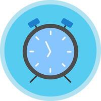 Alarm Uhr eben multi Kreis Symbol vektor