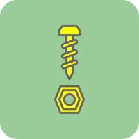 Eisenwaren gefüllt Gelb Symbol vektor
