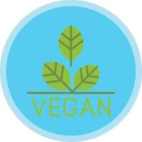 vegan eben multi Kreis Symbol vektor