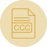 ccc Datei Format Linie Gelb Kreis Symbol vektor