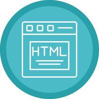 html Linie multi Kreis Symbol vektor