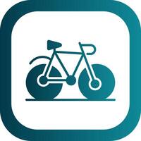 cykel glyf lutning hörn ikon vektor