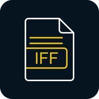 iff Datei Format Linie Gelb Weiß Symbol vektor