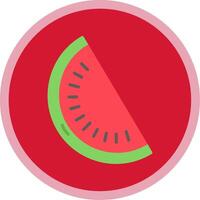 Wassermelone eben multi Kreis Symbol vektor