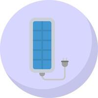 Solar- Panel Gradient Linie Kreis Symbol vektor