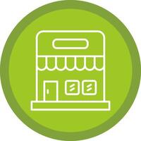 Supermarkt Linie multi Kreis Symbol vektor