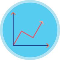 eben multi Kreis Diagramm eben multi Kreis Symbol vektor