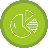 kreisförmig Diagramm Linie multi Kreis Symbol vektor