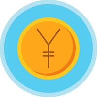 Yen eben multi Kreis Symbol vektor