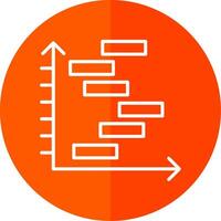 Mücke Diagramm Linie Gelb Weiß Symbol vektor