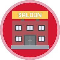 Saloon eben multi Kreis Symbol vektor