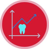 Statistiken eben multi Kreis Symbol vektor