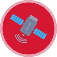 Satellit eben multi Kreis Symbol vektor