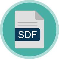 sdf Datei Format eben multi Kreis Symbol vektor