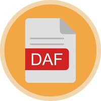 daf Datei Format eben multi Kreis Symbol vektor