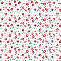 Blumenmuster Hintergrund Wallpaper Vektor-Illustration editierbar vektor