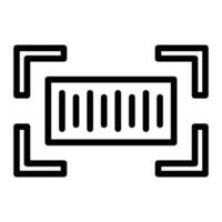 Barcode Linie Symbol Design vektor