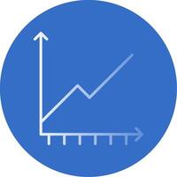 Diagramm Gradient Linie Kreis Symbol vektor