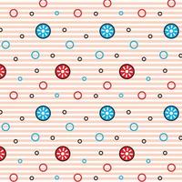 Polka Dot bunte Muster Hintergrund Vektor editierbar