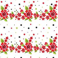 Blumenmuster Hintergrund Wallpaper Vektor-Illustration editierbar vektor