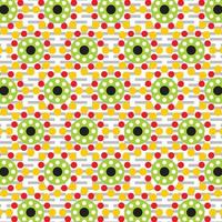 Polka Dot bunte Muster Hintergrund Vektor editierbar