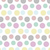 Polka Dot bunte Muster Hintergrund Vektor editierbar