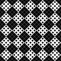 abstrakt schwarz und Weiß diagonal Platz Muster Hintergrund Design vektor