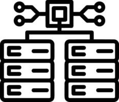 Lager Daten Symbol Symbol Bild zum Datenbank Illustration vektor