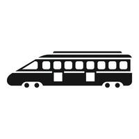 ekologi snabb tåg ikon enkel . offentlig transport vektor
