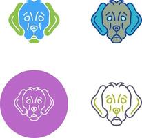 Hund-Icon-Design vektor
