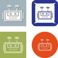 Router-Icon-Design vektor