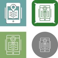 Bibliothek-Icon-Design vektor