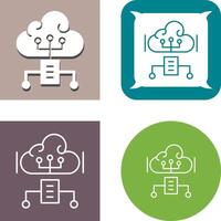 Cloud-Computing-Icon-Design vektor