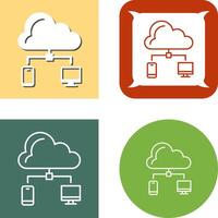 Cloud-Icon-Design vektor