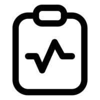 medicinsk Diagram ikon för webb, app, infografik, etc vektor