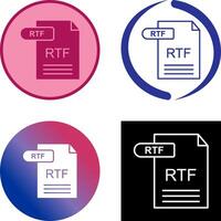 rtf Symbol Design vektor