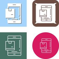 Paket-Icon-Design vektor