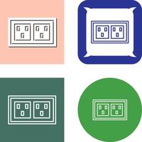 Socket-Icon-Design vektor