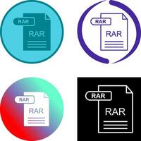 rar Symbol Design vektor