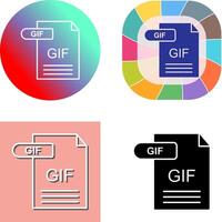 gif ikon design vektor