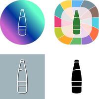 Bier Flasche Symbol Design vektor