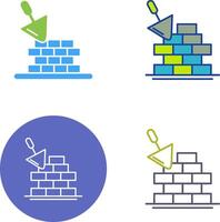 Brickwall-Icon-Design vektor