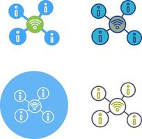 WLAN-Icon-Design vektor