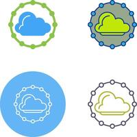 Cloud-Icon-Design vektor