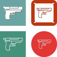Waffe-Icon-Design vektor