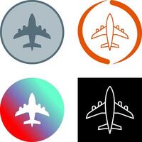 flygplan ikon design vektor