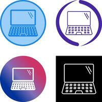 Laptop-Icon-Design vektor